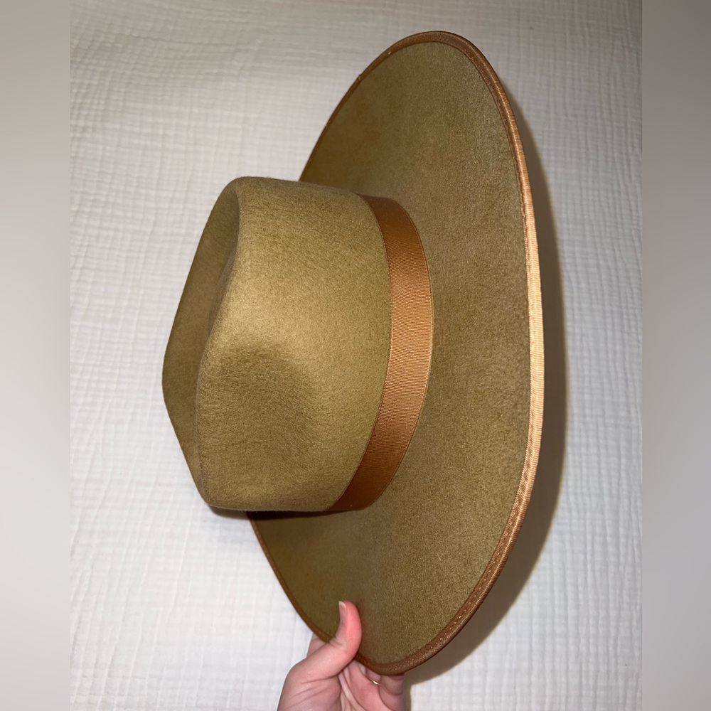 SOLD - Lack of Color Teak Rancher Wool Felt Fedora Hat - Picture 13 of 16